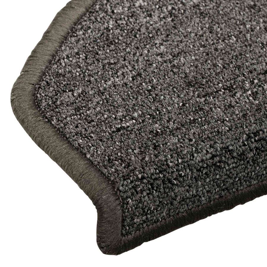Zelfklevende Trapmatten 15 pcs Donkergrijs 80 x 24,5 x 3,5 cm