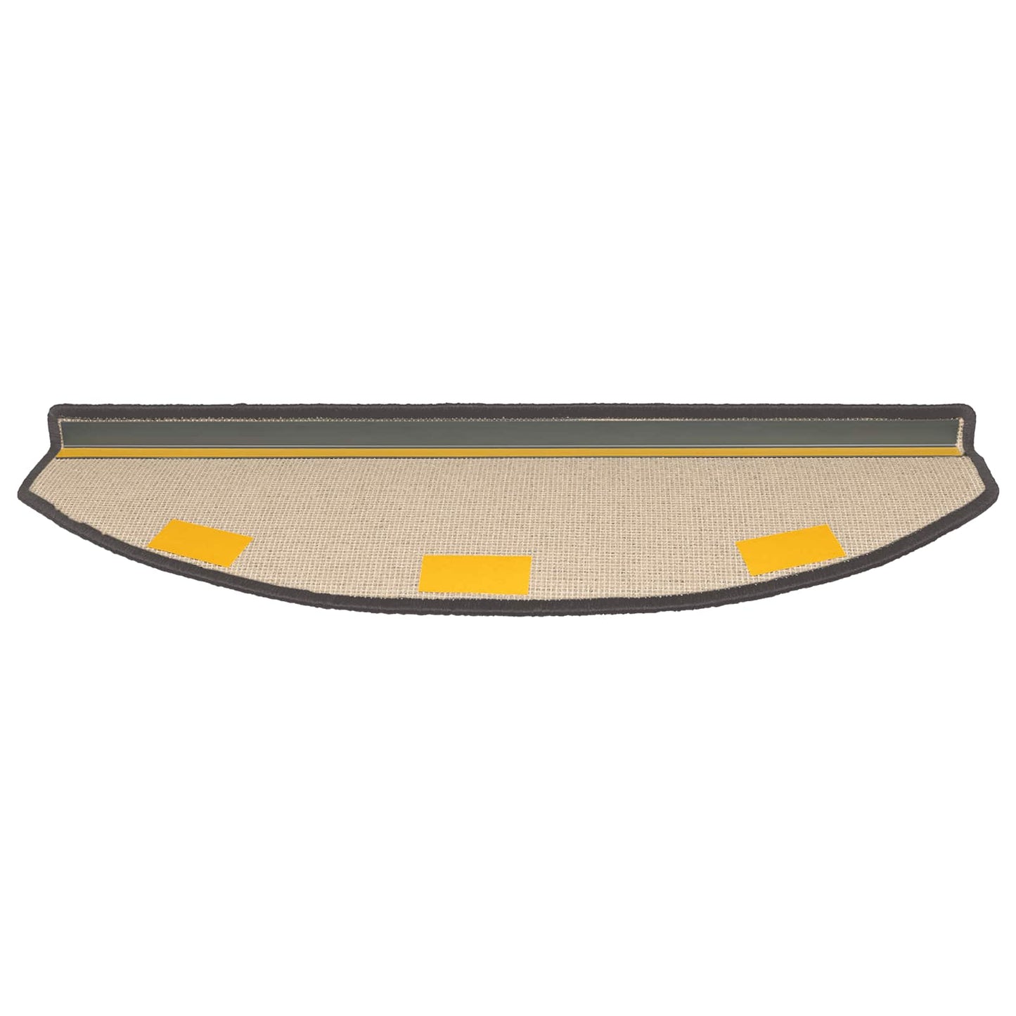 Zelfklevende Trapmatten 15 pcs Donkergrijs 80 x 24,5 x 3,5 cm