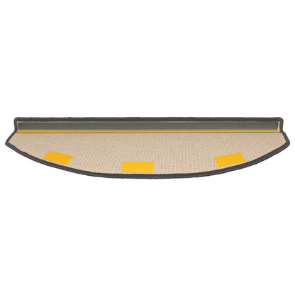 Zelfklevende Trapmatten 15 pcs Donkergrijs 80 x 24,5 x 3,5 cm