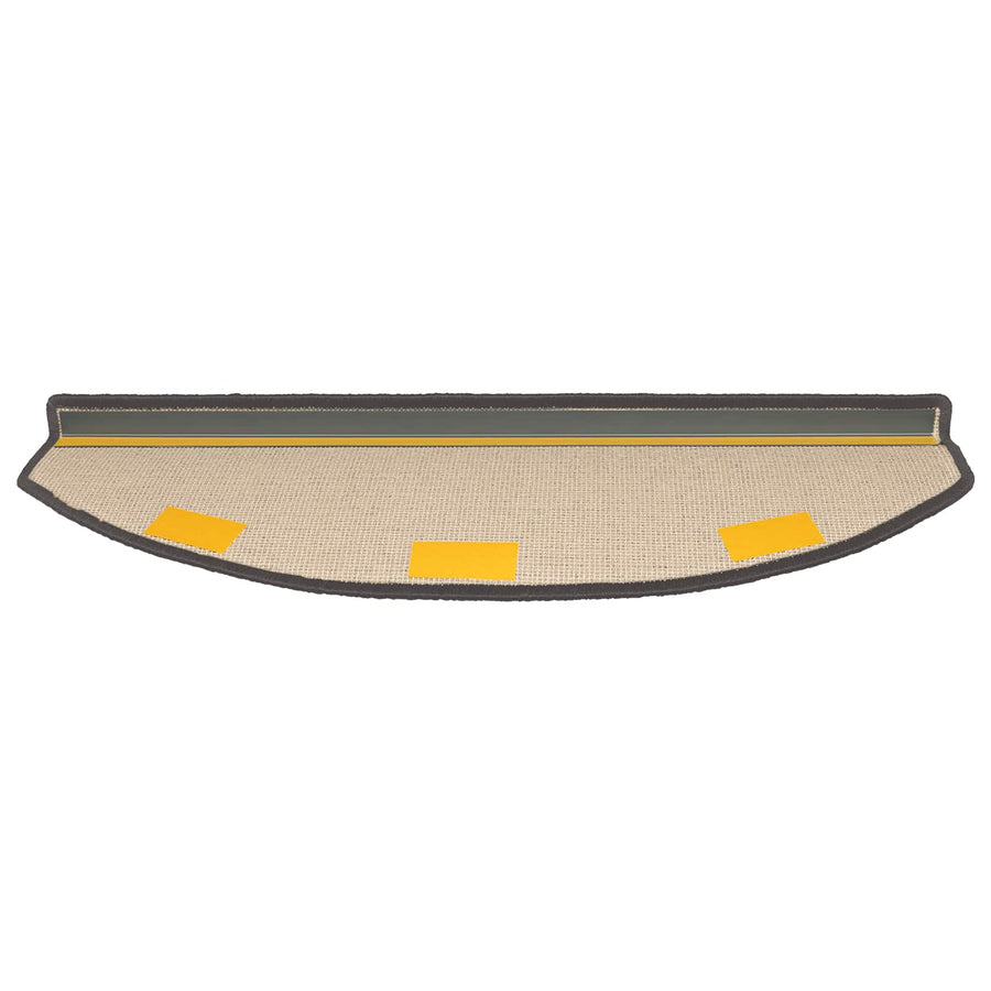 Zelfklevende Trapmatten 15 pcs Donkergrijs 80 x 24,5 x 3,5 cm