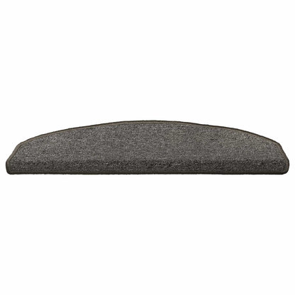 Zelfklevende Trapmatten 15 pcs Donkergrijs 80 x 24,5 x 3,5 cm