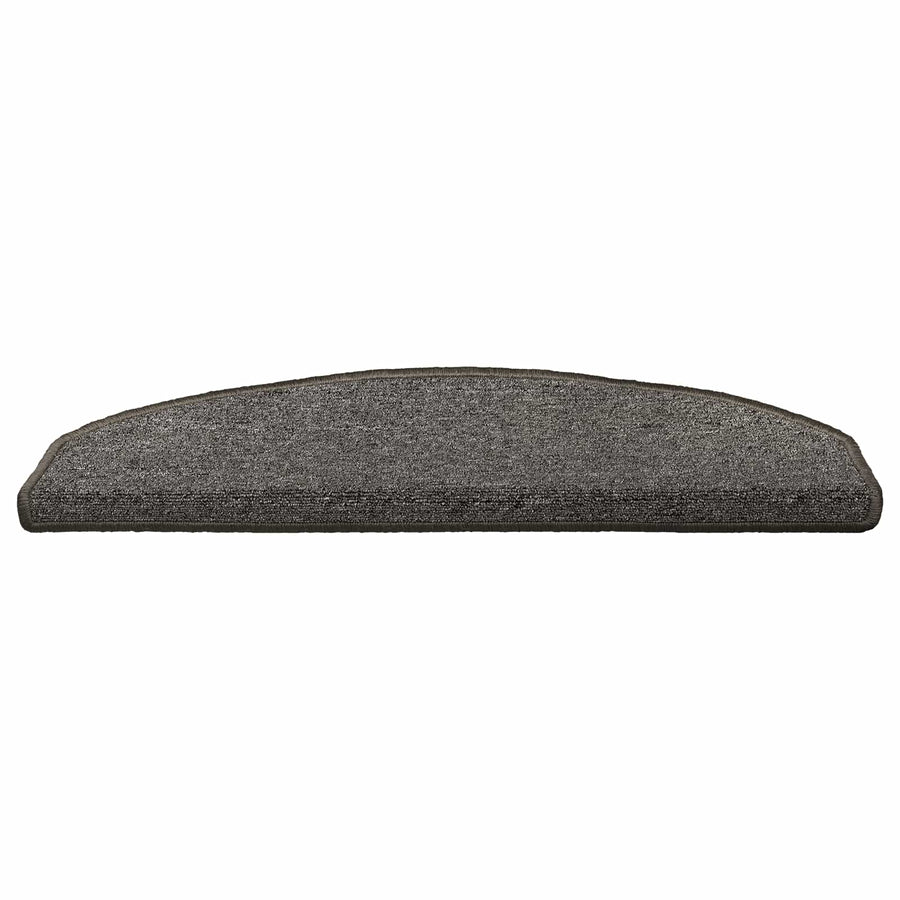 Zelfklevende Trapmatten 15 pcs Donkergrijs 80 x 24,5 x 3,5 cm