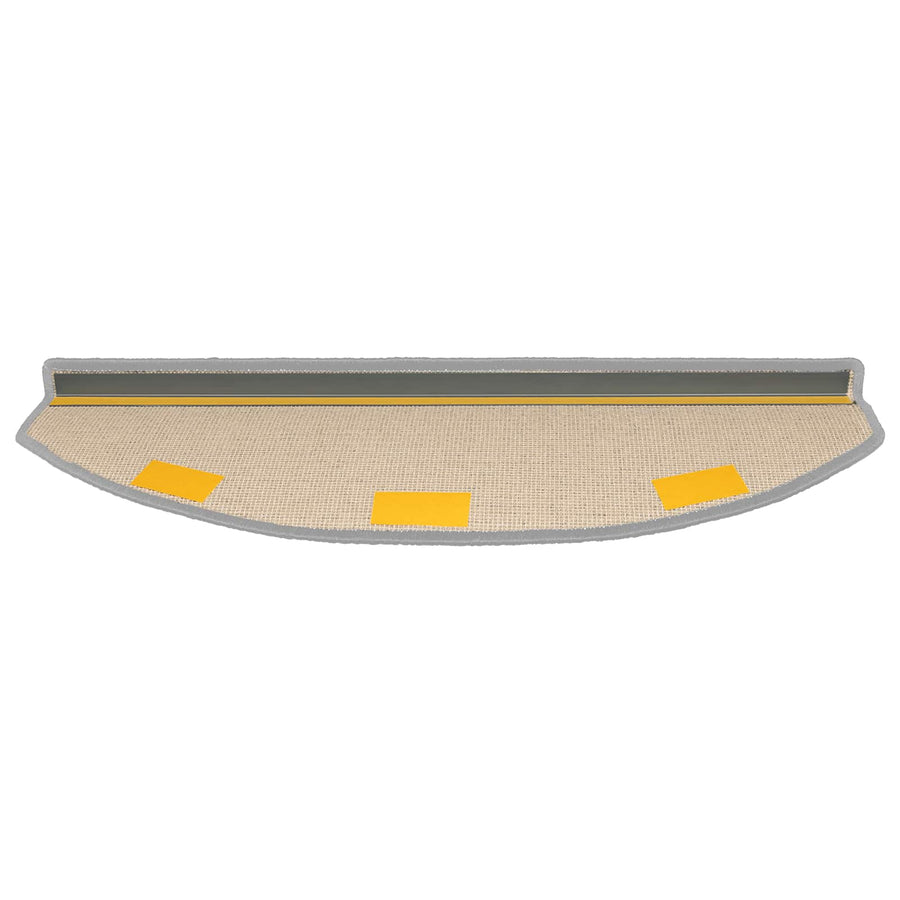 Zelfklevende Trapmatten 15 pcs Lichtgrijs 80 x 24,5 x 3,5 cm