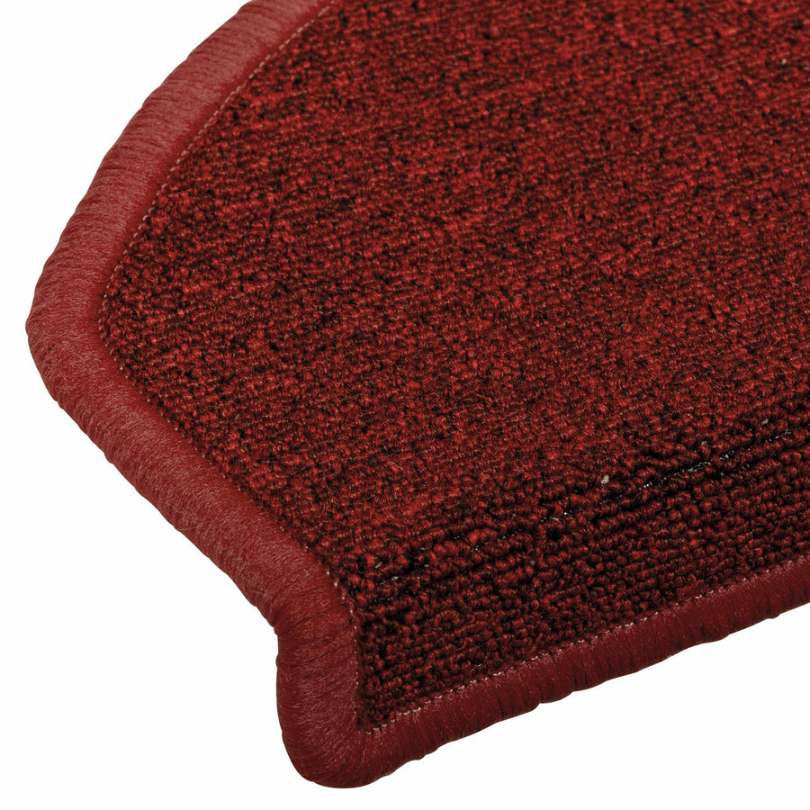 Zelfklevende Trapmatten 15 pcs Bordeaux Rood 80 x 24,5 x 3,5 cm