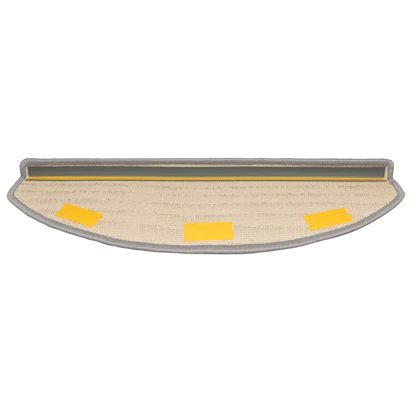 Zelfklevende Trapmatten 15 pcs Grijs 80 x 24,5 x 3,5 cm