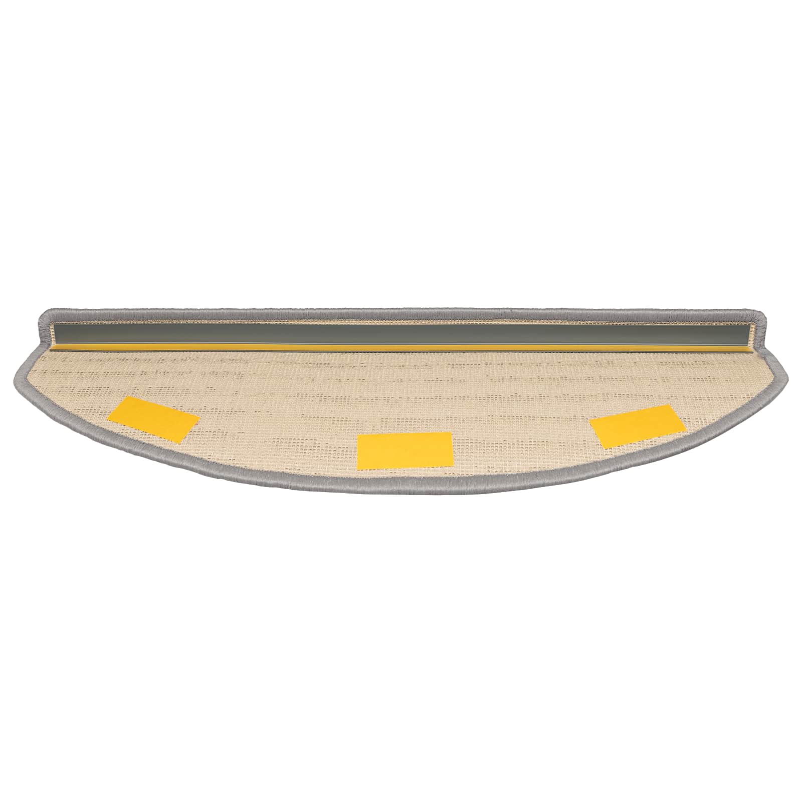 Zelfklevende Trapmatten 15 pcs Grijs 80 x 24,5 x 3,5 cm