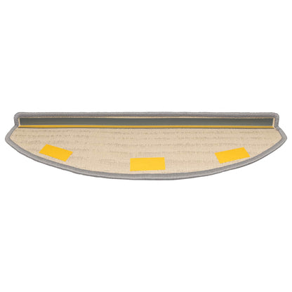 Zelfklevende Trapmatten 15 pcs Grijs 80 x 24,5 x 3,5 cm