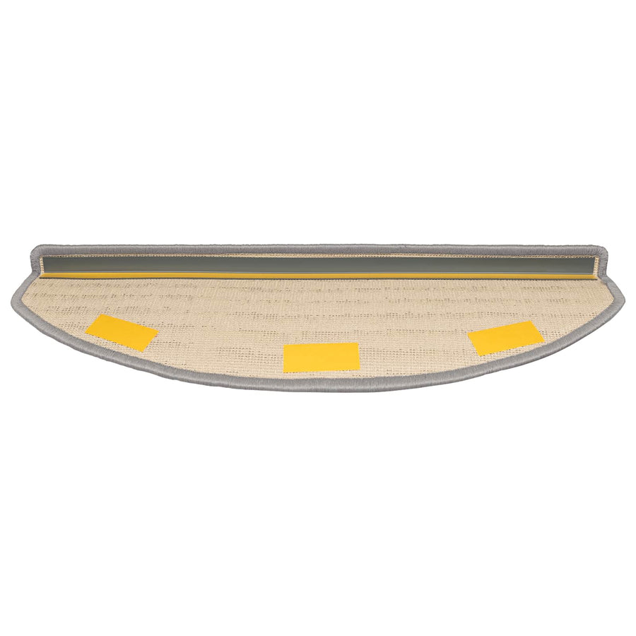 Zelfklevende Trapmatten 15 pcs Grijs 80 x 24,5 x 3,5 cm