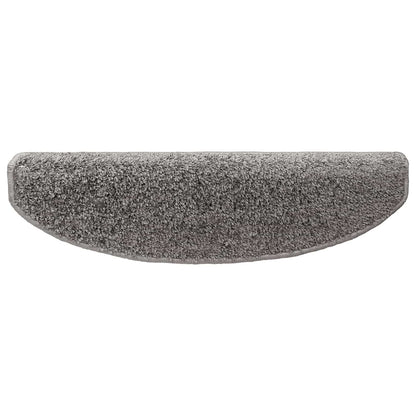 Zelfklevende Trapmatten 15 pcs Grijs 80 x 24,5 x 3,5 cm
