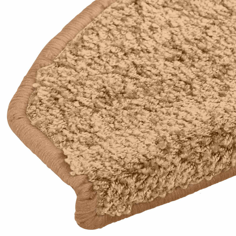 Zelfklevende Trapmatten 15 pcs Beige 80 x 24,5 x 3,5 cm