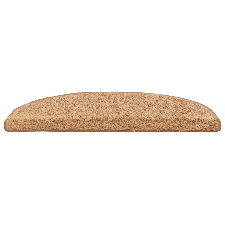 Zelfklevende Trapmatten 15 pcs Beige 80 x 24,5 x 3,5 cm
