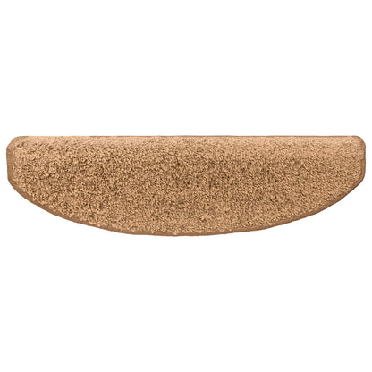 Zelfklevende Trapmatten 15 pcs Beige 80 x 24,5 x 3,5 cm