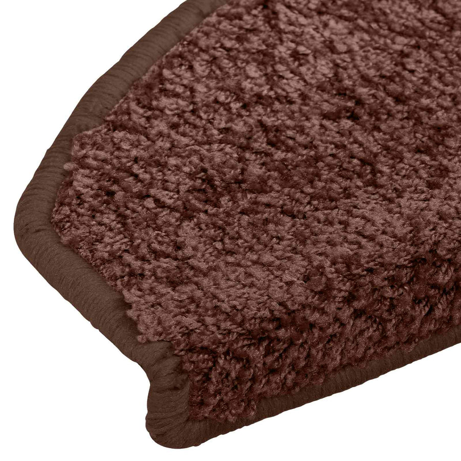 Zelfklevende Trapmatten 15 pcs Bruin 80 x 24,5 x 3,5 cm