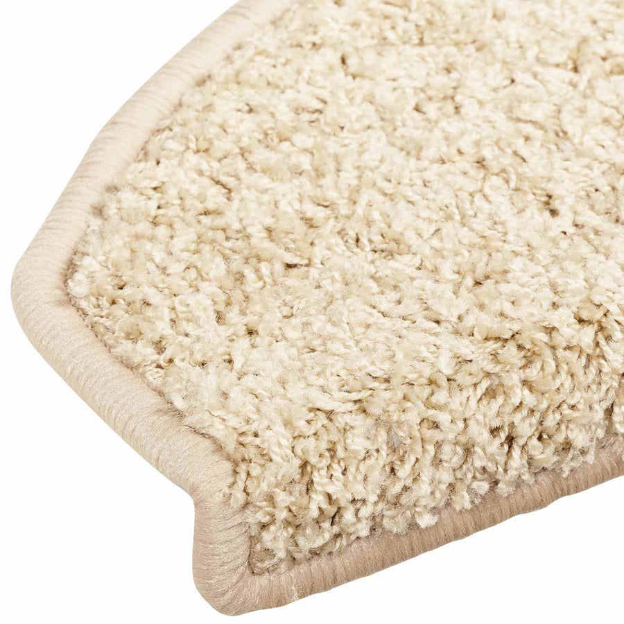 Zelfklevende Trapmatten 15 pcs Licht Bruin 80 x 24,5 x 3,5 cm