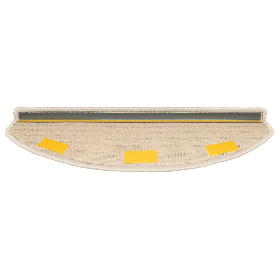 Zelfklevende Trapmatten 15 pcs Licht Bruin 80 x 24,5 x 3,5 cm