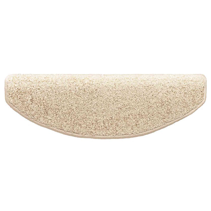 Zelfklevende Trapmatten 15 pcs Licht Bruin 80 x 24,5 x 3,5 cm