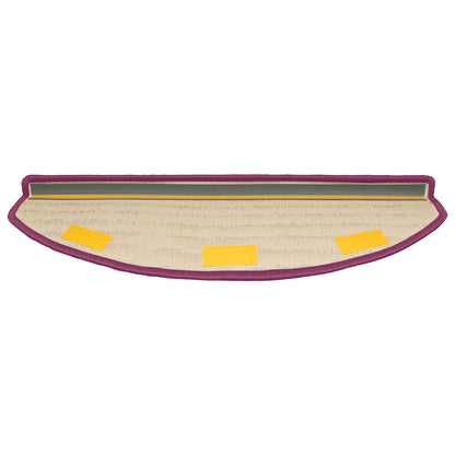 Zelfklevende Trapmatten 15 pcs Violet 80 x 24,5 x 3,5 cm