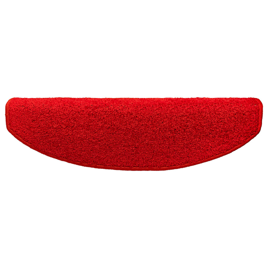 Zelfklevende Trapmatten Halfrond 15 pcs Rood 80 x 24,5 x 3,5 cm