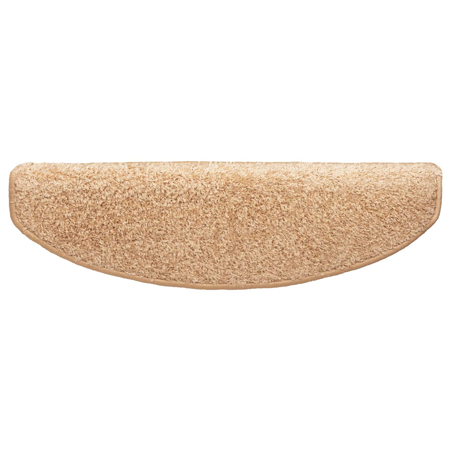 Zelfklevende Trapmatten Halfrond 15 pcs Goud 80 x 24,5 x 3,5 cm