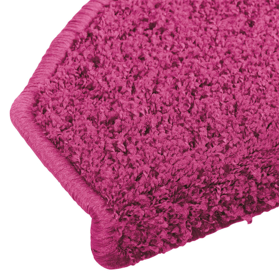Zelfklevende Trapmatten Halfrond 15 pcs Roze 80 x 24,5 x 3,5 cm