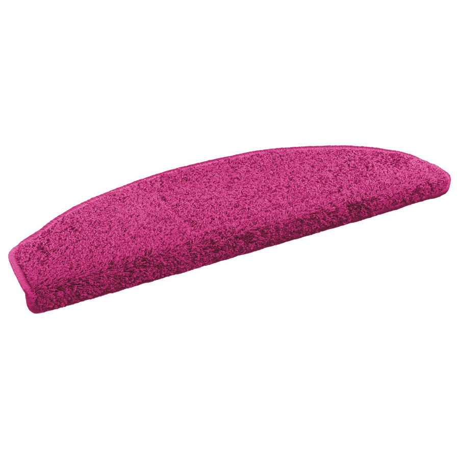 Zelfklevende Trapmatten Halfrond 15 pcs Roze 80 x 24,5 x 3,5 cm