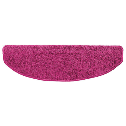 Zelfklevende Trapmatten Halfrond 15 pcs Roze 80 x 24,5 x 3,5 cm
