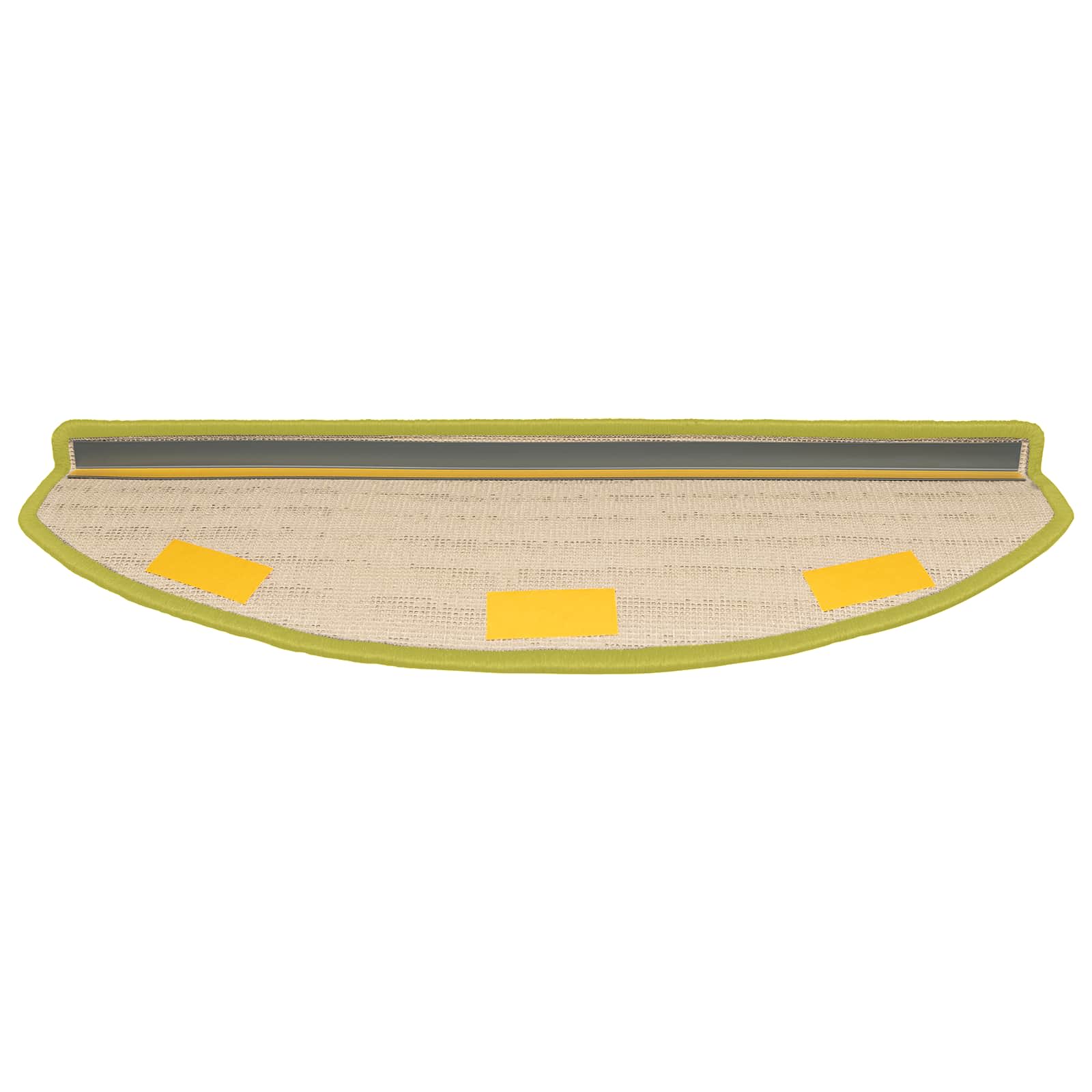Zelfklevende Trapmatten 15 pcs Groen 80 x 24,5 x 3,5 cm