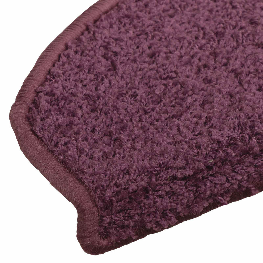 Zelfklevende Trapmatten 15 pcs Donker Paars 80 x 24,5 x 3,5 cm