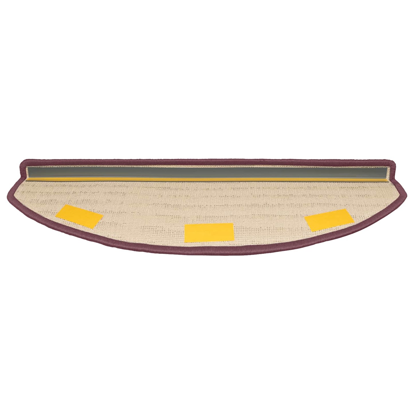Zelfklevende Trapmatten 15 pcs Donker Paars 80 x 24,5 x 3,5 cm