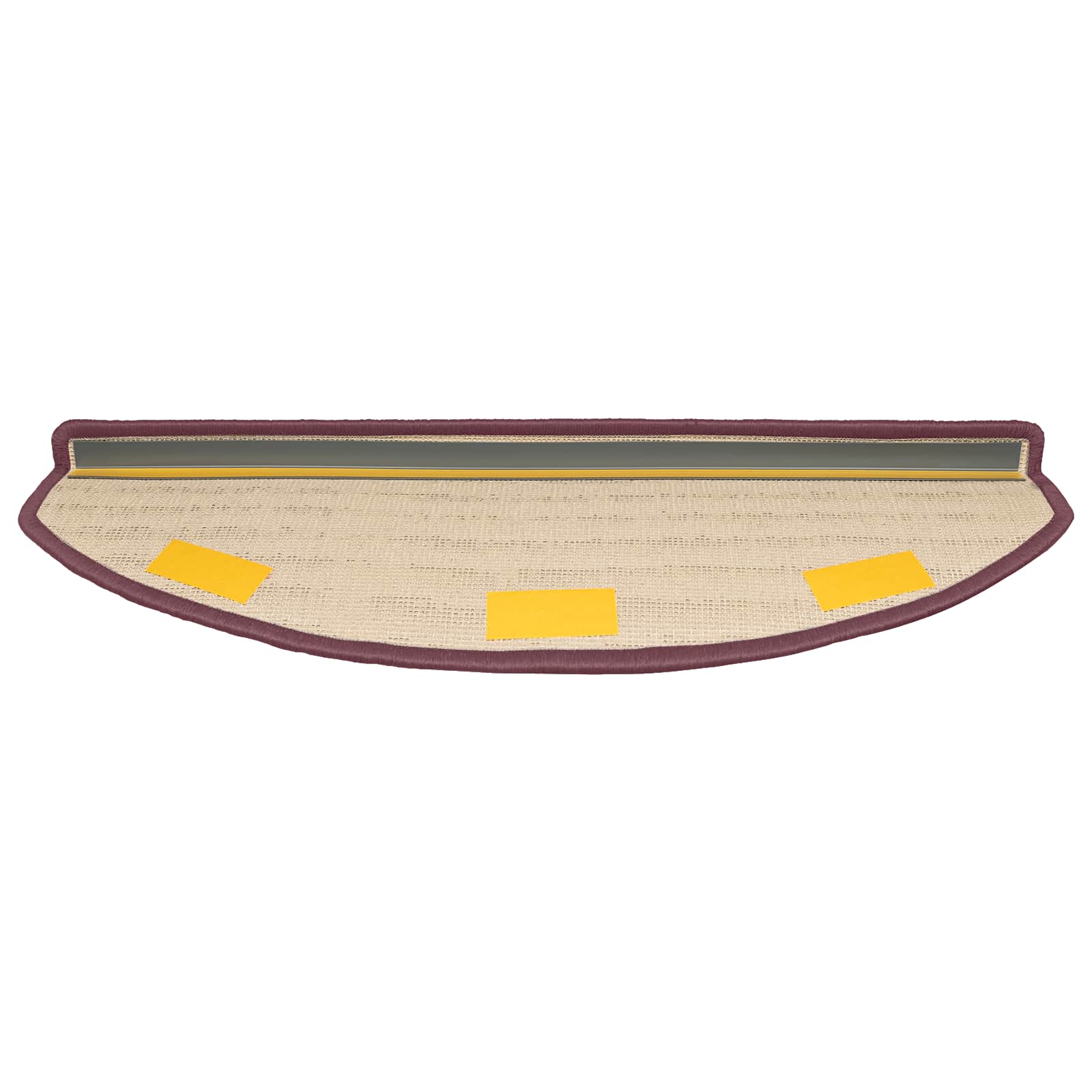 Zelfklevende Trapmatten 15 pcs Donker Paars 80 x 24,5 x 3,5 cm