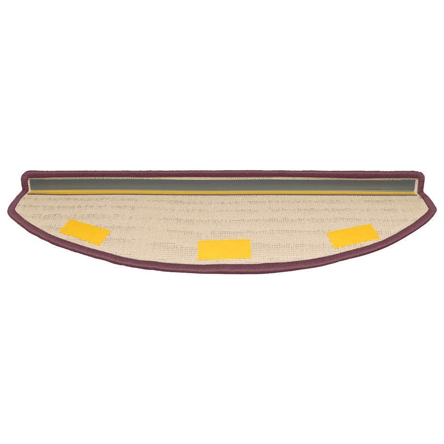 Zelfklevende Trapmatten 15 pcs Donker Paars 80 x 24,5 x 3,5 cm