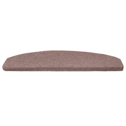 Zelfklevende Trapmatten 15 pcs Beige 80 x 24,5 x 3,5 cm