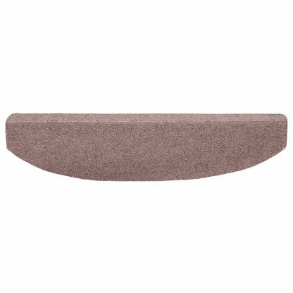 Zelfklevende Trapmatten 15 pcs Beige 80 x 24,5 x 3,5 cm