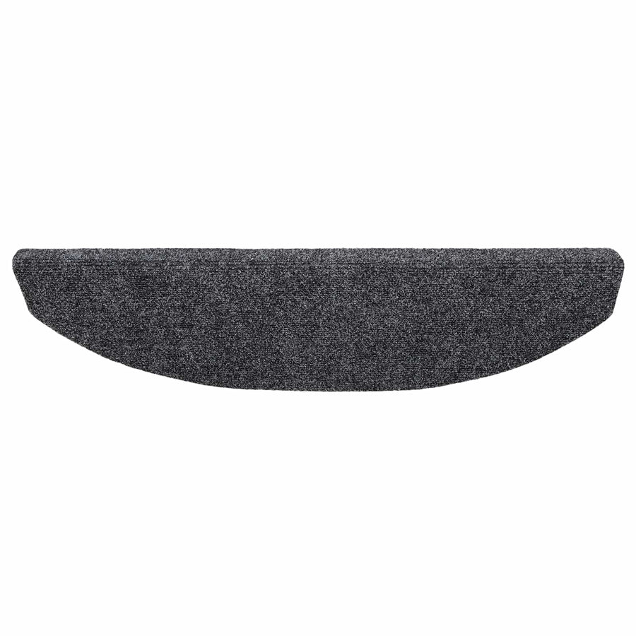 Zelfklevende Trapmatten 15 pcs Donkergrijs 80 x 24,5 x 3,5 cm