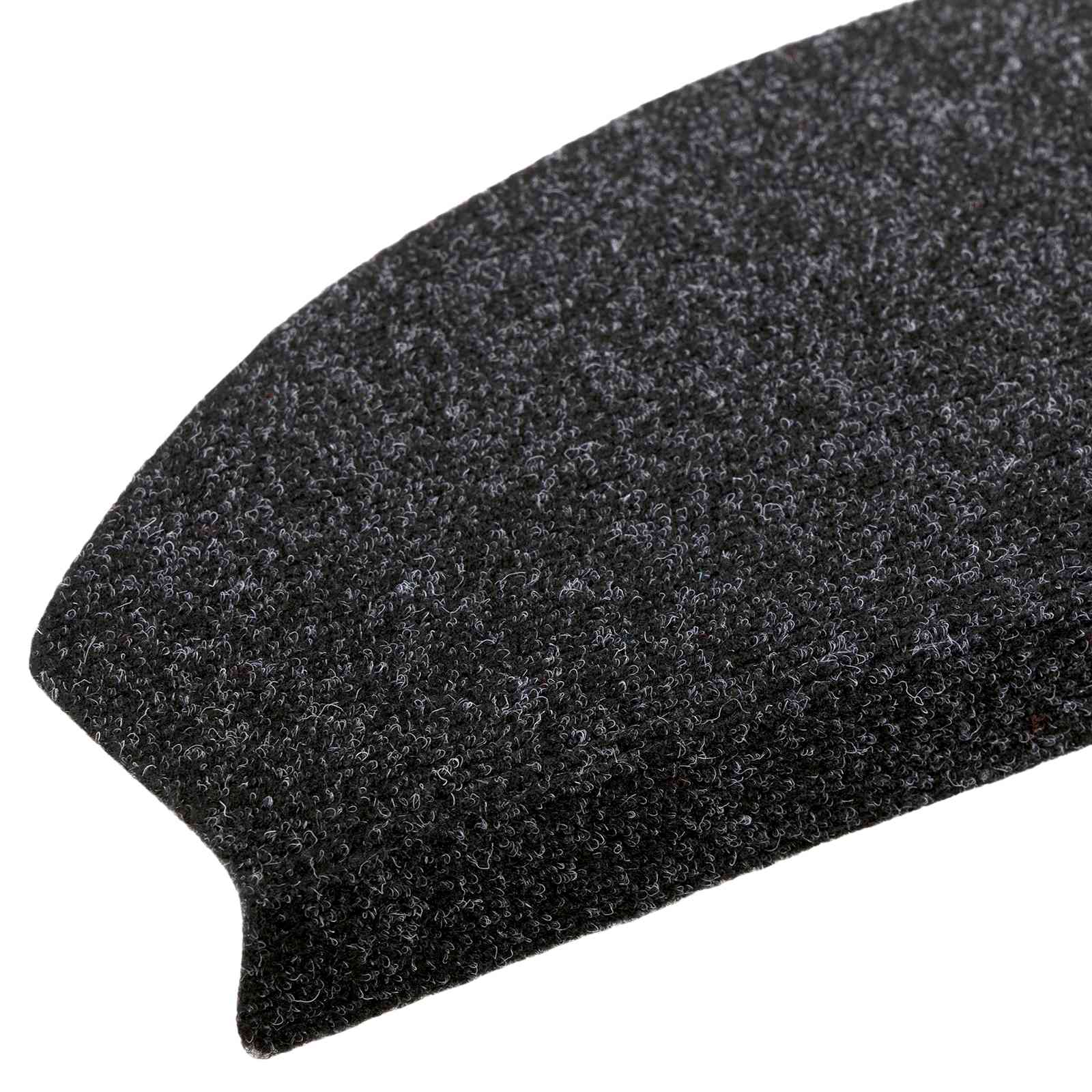 Zelfklevende Trapmatten 15 pcs Zwart 80 x 24,5 x 3,5 cm