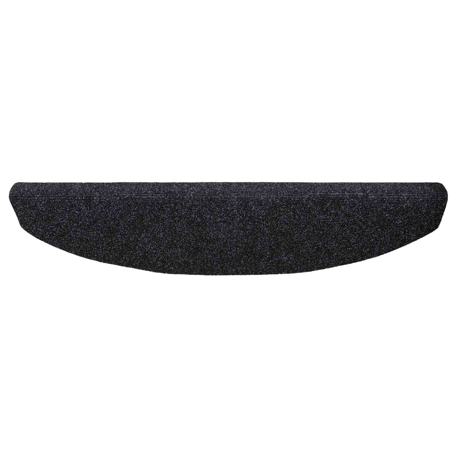 Zelfklevende Trapmatten 15 pcs Zwart 80 x 24,5 x 3,5 cm