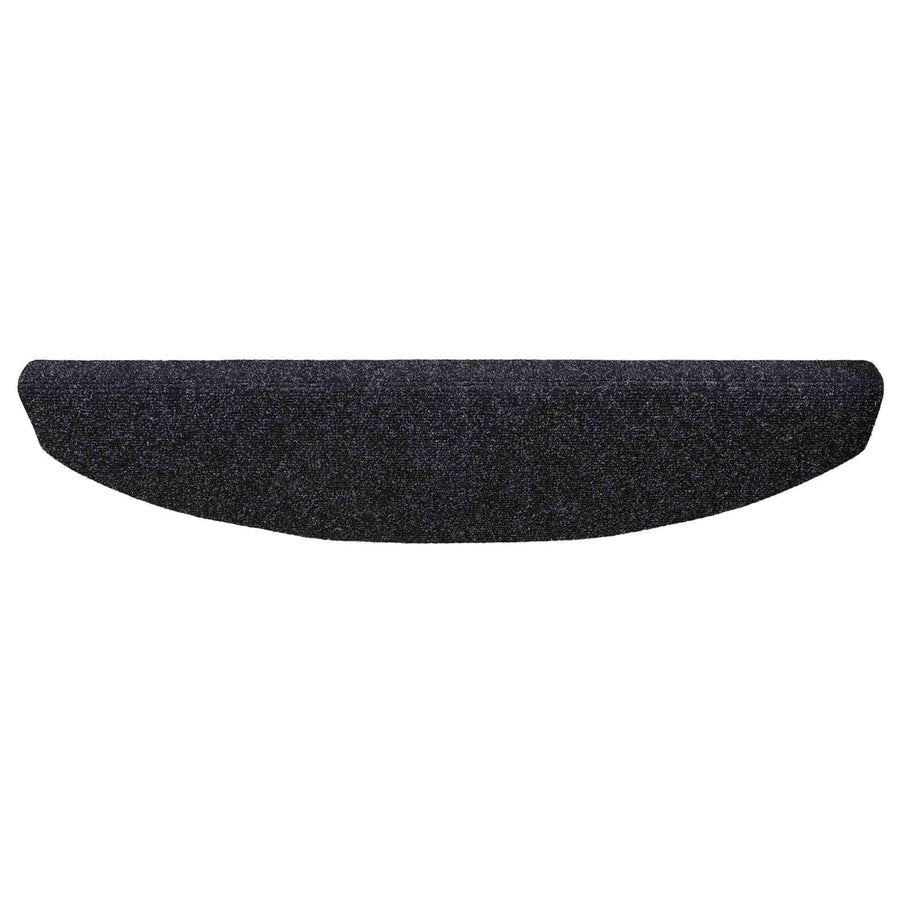 Zelfklevende Trapmatten 15 pcs Zwart 80 x 24,5 x 3,5 cm