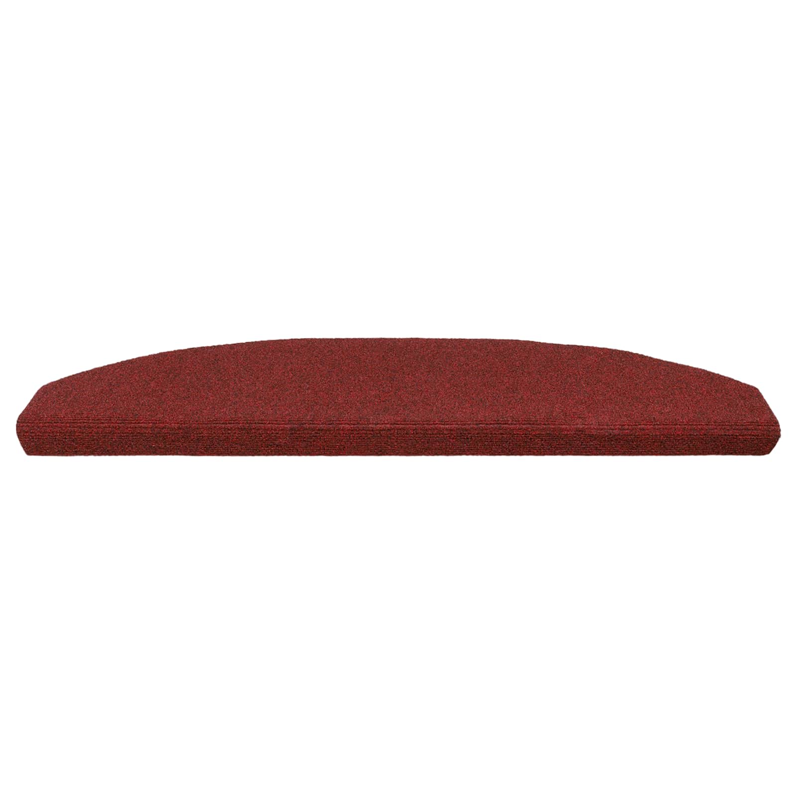 Zelfklevende Trapmatten 15 pcs Bordeaux Rood 80 x 24,5 x 3,5 cm