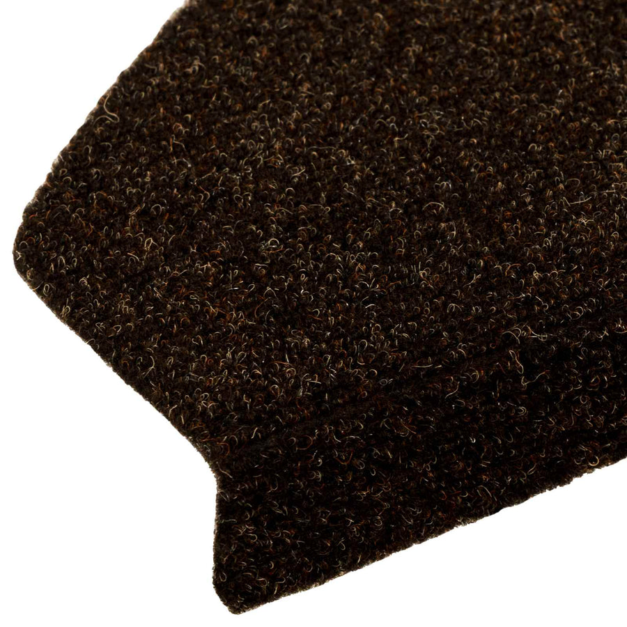 Zelfklevende Trapmatten 15 pcs Bruin 80 x 24,5 x 3,5 cm