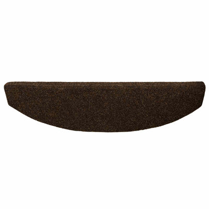 Zelfklevende Trapmatten 15 pcs Bruin 80 x 24,5 x 3,5 cm