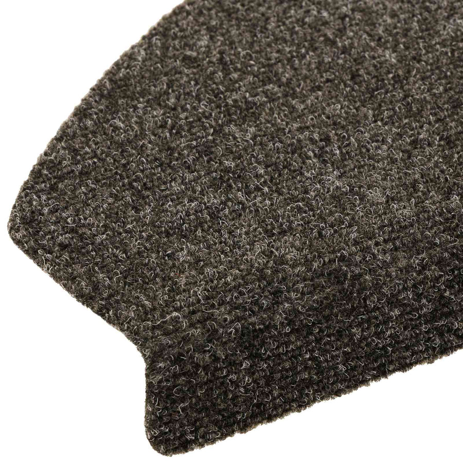 Zelfklevende Trapmatten 15 pcs Antracietkleurig Vilt - 100% PP