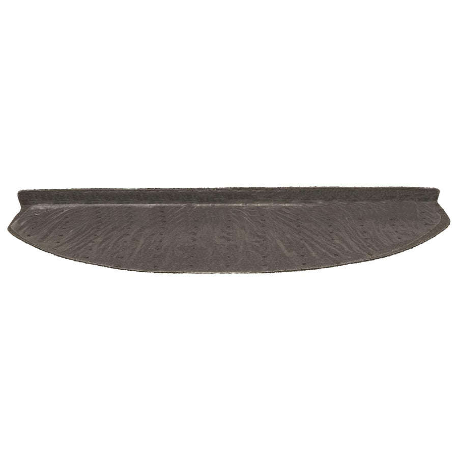 Zelfklevende Trapmatten 15 pcs Antracietkleurig Vilt - 100% PP