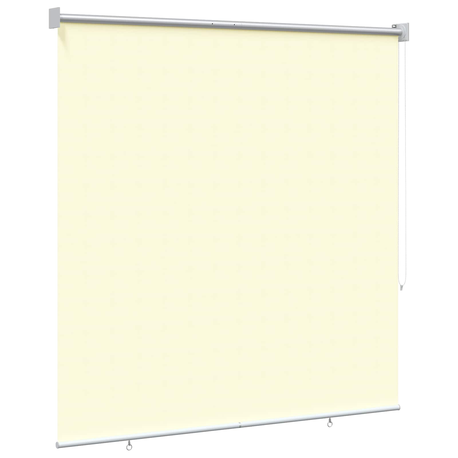 Rolgordijn UV-bescherming Crèmekleurig 120 x 140 cm Polyester