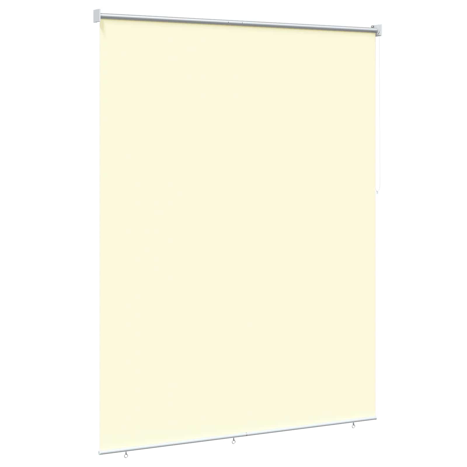 Rolgordijn UV-bescherming Crèmekleurig 200 x 140 cm Polyester