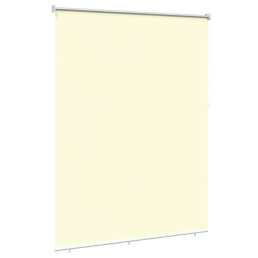 Rolgordijn UV-bescherming Crèmekleurig 200 x 140 cm Polyester