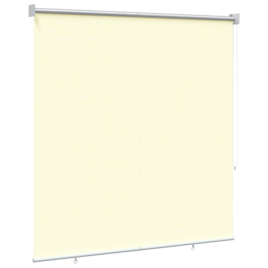 Rolgordijn UV-bescherming Crèmekleurig 100 x 230 cm Polyester