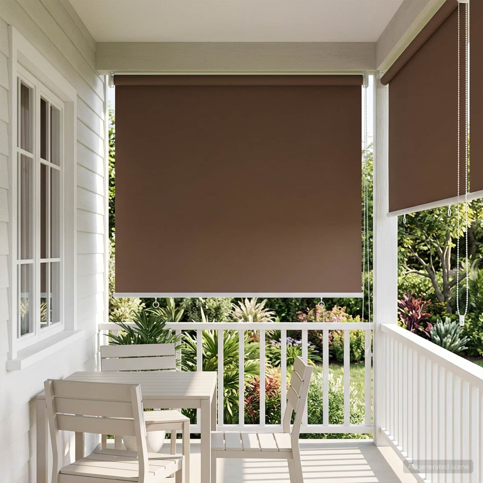 Rolgordijn UV-bescherming Taupe 100 x 140 cm Polyester