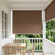 Rolgordijn 120x230 cm taupe polyester UV-bestendig