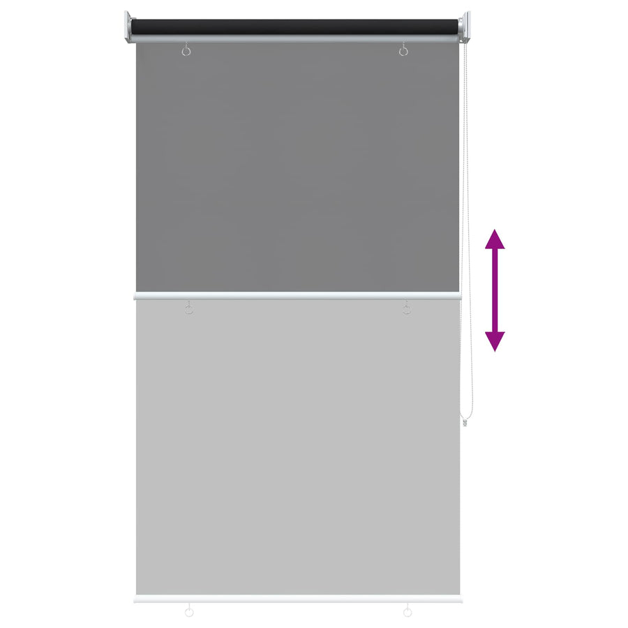 Rolgordijn UV-bescherming Antracietkleurig 60 x 230 cm