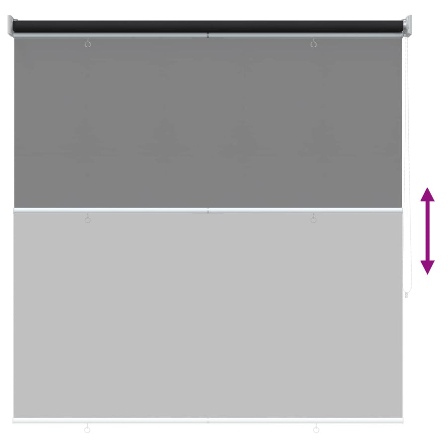 Rolgordijn UV-bescherming Antracietkleurig 140 x 230 cm